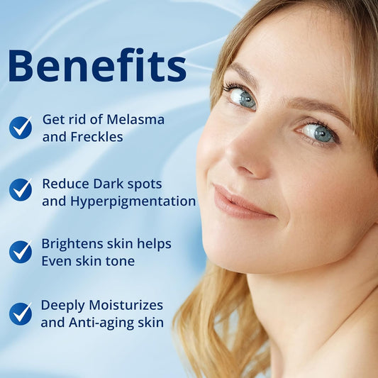 Abera Retinol Serum For Face, Melasma Treatment, Dark Spot Remover, Anti Aging Serum, Reduce Fine Lines, Wrinkles & Dark Spots, Brightening Serum For Glowing Skin (0.67 Fl Oz.)