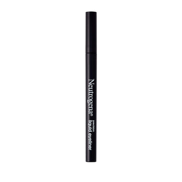 Neutrogena Precision Liquid Eyeliner with Honey & Coconut, Hypoallergenic, Smudge- & Water-Resistant Eyeliner Makeup for Precise Application, Jet Black, 0.013 fl. oz