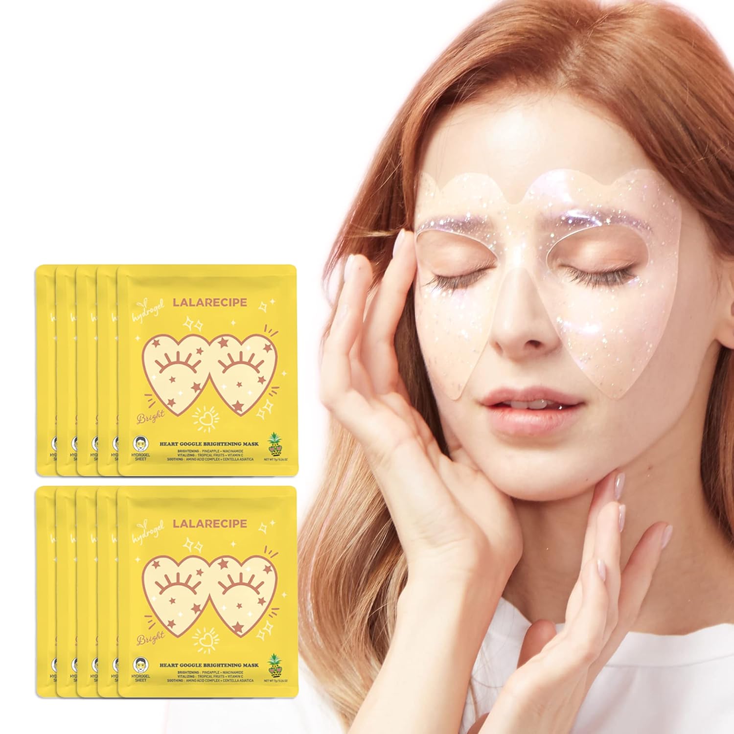 Heart Goggle Brightening Mask