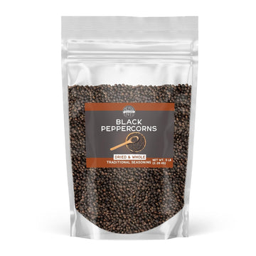 Birch & Meadow Black Peppercorns, 5 Lb, Traditional Spice, Dried & Whole, Grinder Refill