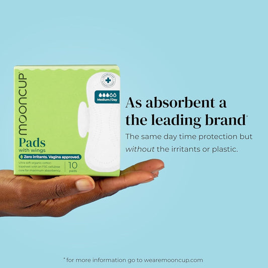 Mooncup® Panty Liners For A Very Light Flow, Ultra Soft Organic Cotton, 25 Panty Liners