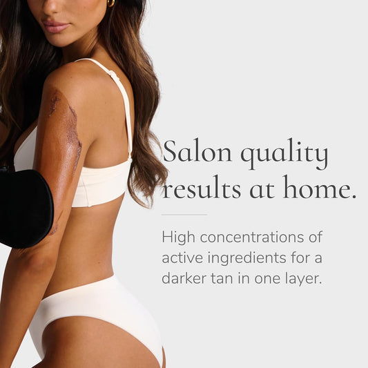 Loving Tan 2 Hr Express Mousse, Ultra Dark Streak Free, Natural Looking, Professional Strength Sunless Tanner Up To 5 Self Tan Applications Per Bottle, Cruelty Free, Naturally Derived Dha 200 Ml