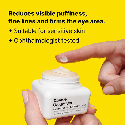 Dr.Jart+ Ceramidin™ Under Eye Cream With Ceramides | Korean Skin Care, 0.5 Fl Oz