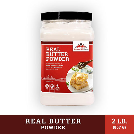 Hoosier Hill Farm Real Butter Powder, 2LB (Pack of 1)
