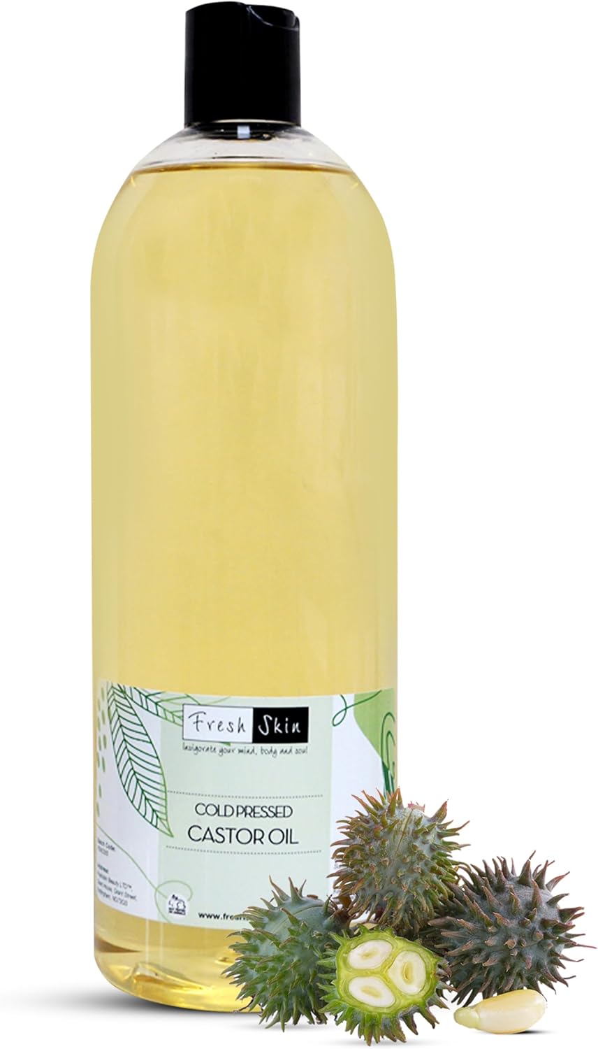 Freshskin Beauty LTD | 1 Litre Castor Oil 100% Pure Cold Pressed (1000ml) - BP Grade