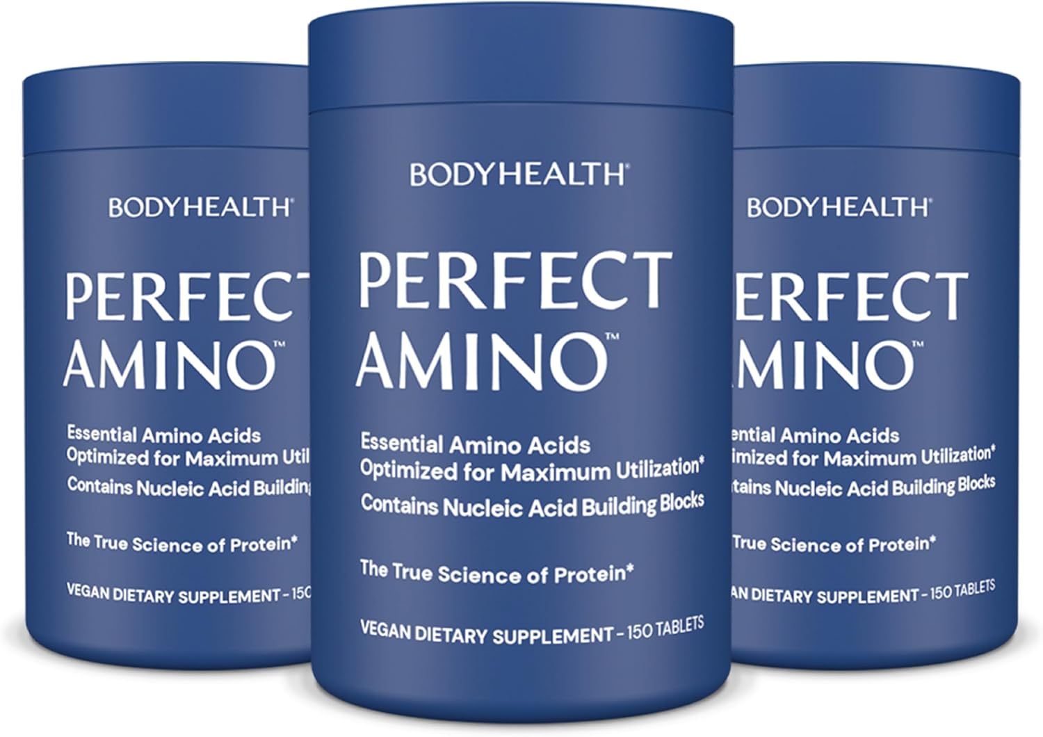 Bodyhealth Perfectamino (300 Tablets) Essential Amino Acid Supplement With Bcaa And Eaa, Muscle Recovery, Boost Energy & Stamina, 99% Utilization, Vegan Branched Chain Protein Pre/Post Workout