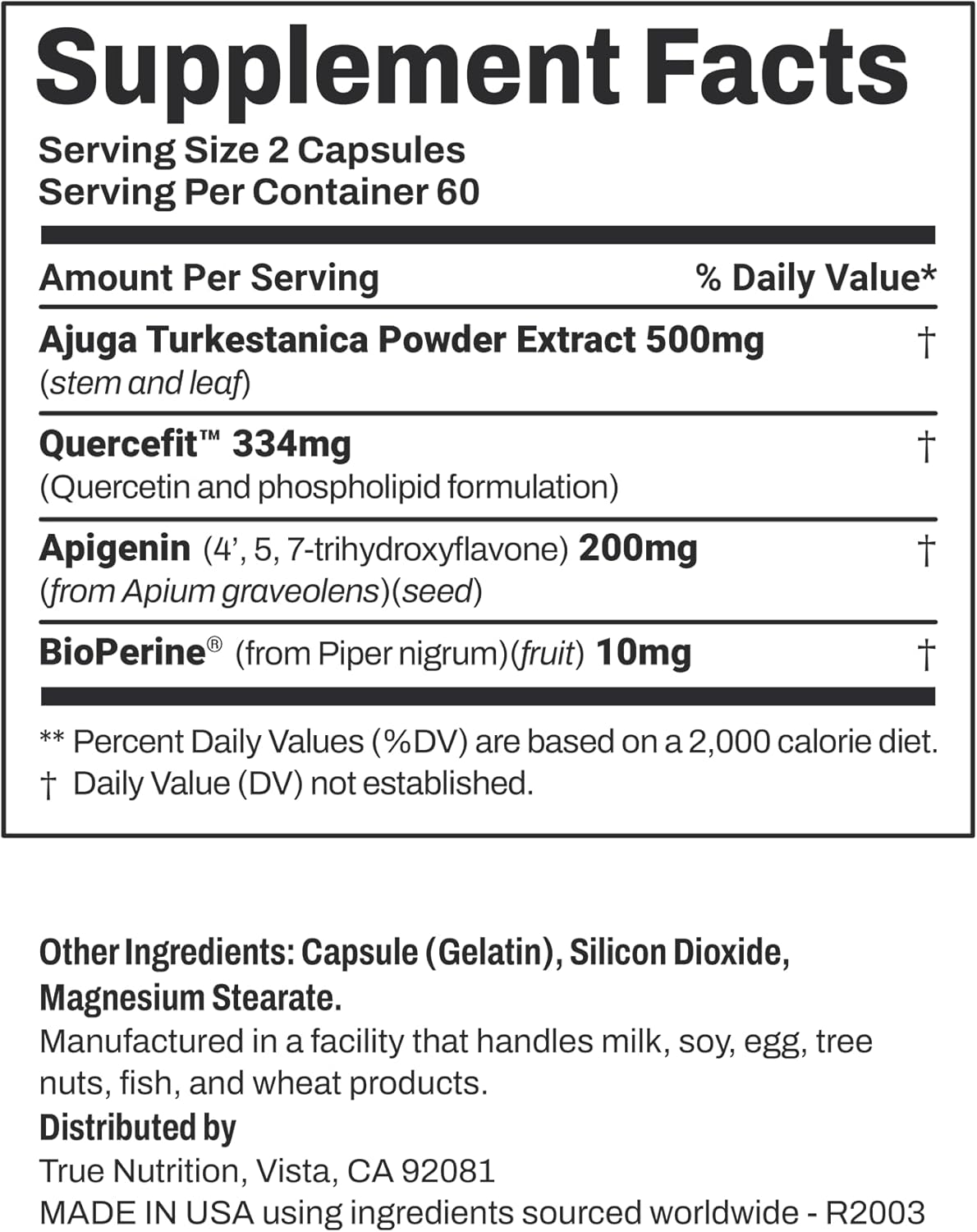 A-Bolic4 Advanced Anabolic Boost Supplement | Support Healthy Anabolic Growth Naturally With Turkesterone, Apigenin, Quercefit™ Quercetin | 120 Capsules : Health & Household