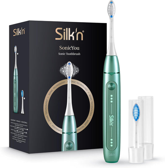 Silk'N Sonicyou Mint Green Sonic Toothbrush With 300 Days Battery Life