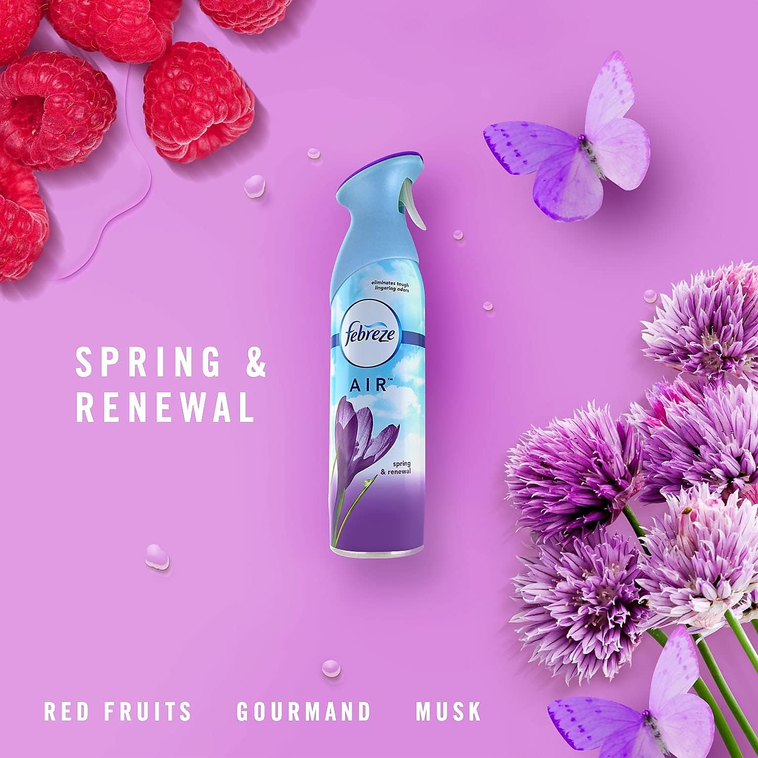 Febreze 45536 Air Effects Spring and Renewal 9.7oz Aerosol : Everything Else