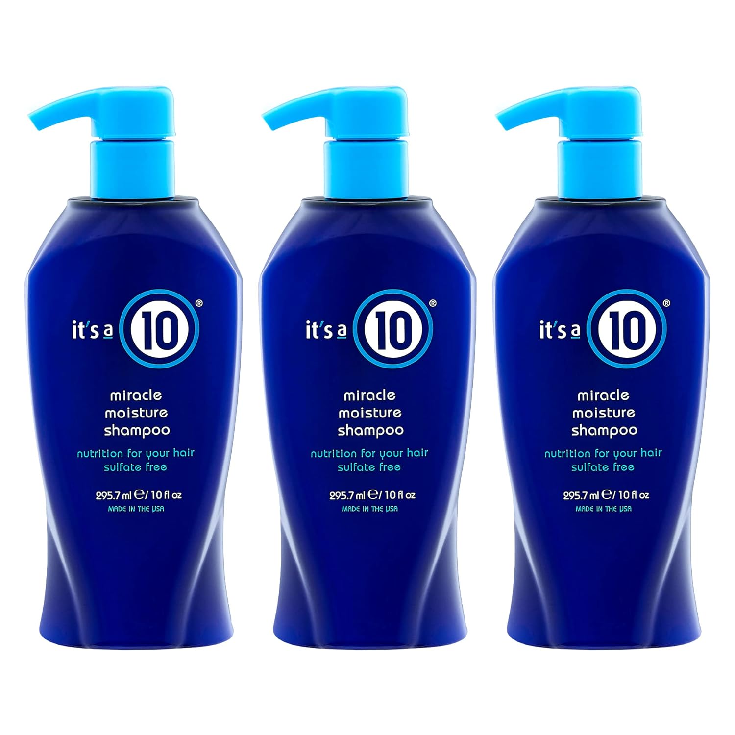 It'S A 10 Haircare Miracle Moisture Shampoo, 10 Fl. Oz. (Pack Of 3)