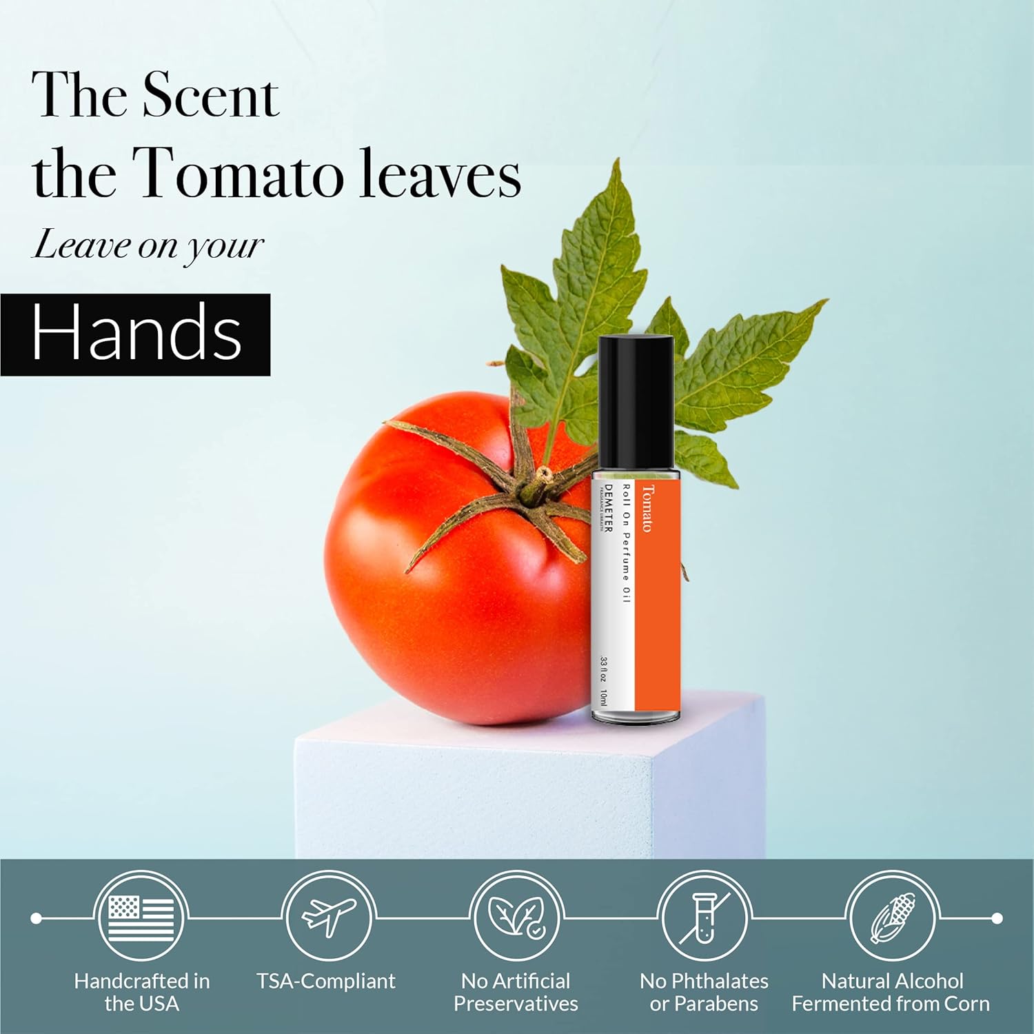 Demeter Tomato Roll On Perfume Oil, 0.33 Oz, Long-Lasting : Beauty & Personal Care