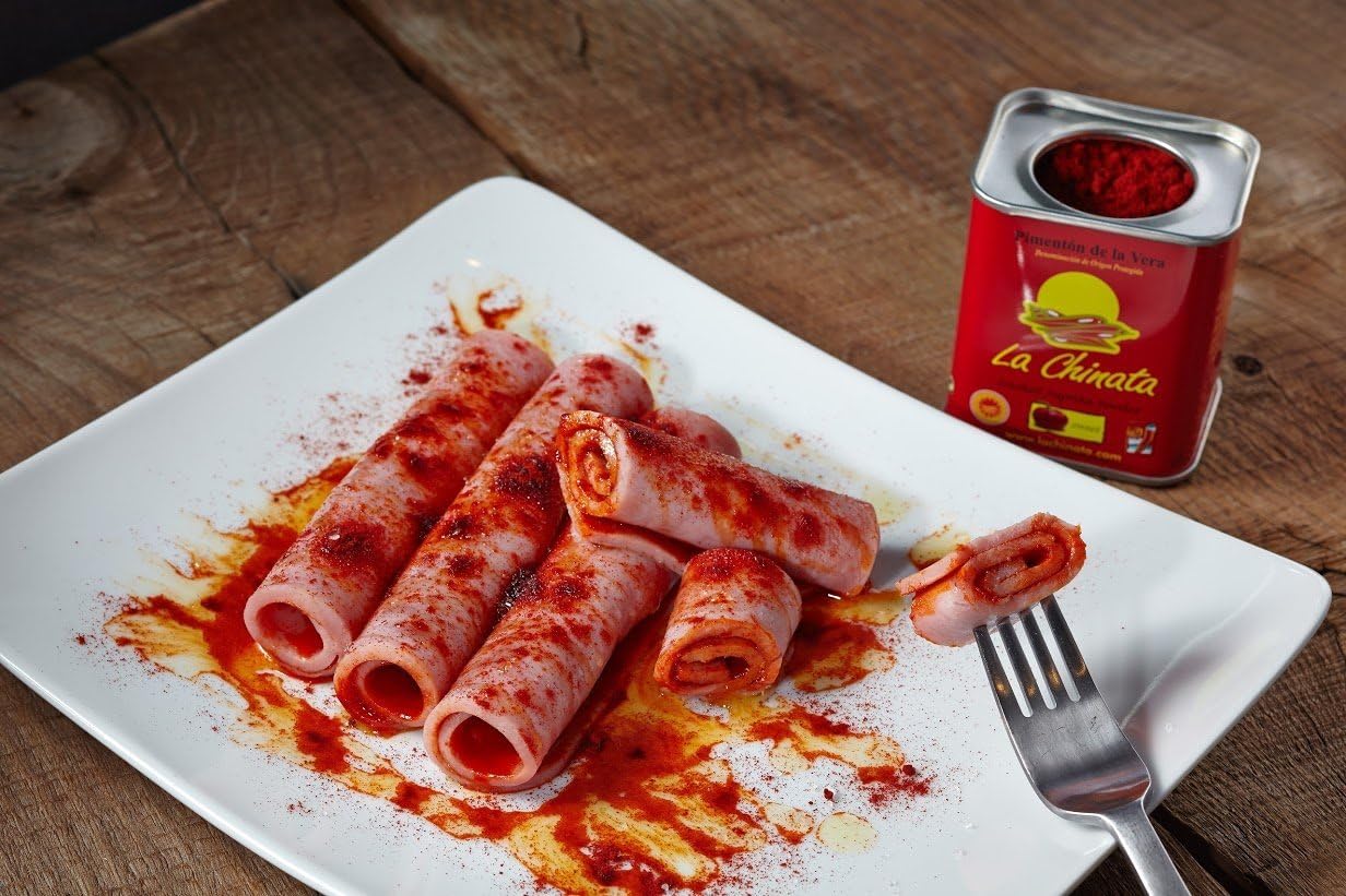 Paprika Powder Smoked Pack - 1 Tin 750G Sweet And 1 Tin 70G Hot - La Chinata