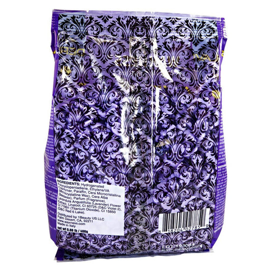 Waxness Premium Luxury Lavender Face Hard Wax Beads 0.8 Lb / 400G
