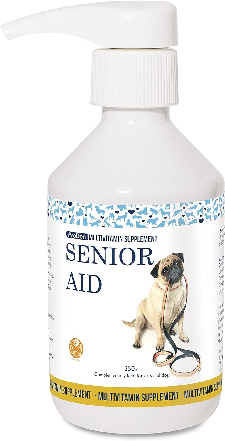 NutriScience PlaqueOff NutriScience | SeniorAid Liquid Supplement 250ml | For Elderly Dogs and Cats?FP0129