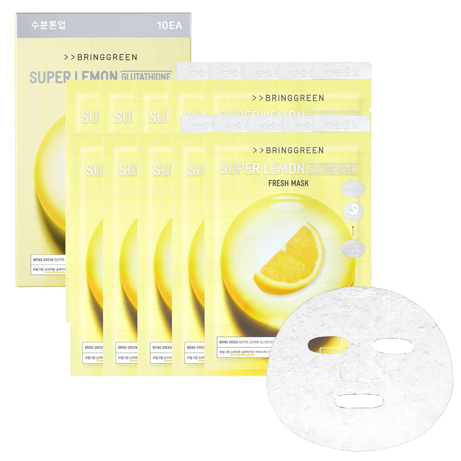 Bringgreen Super Lemon Fresh Mask 10Ea