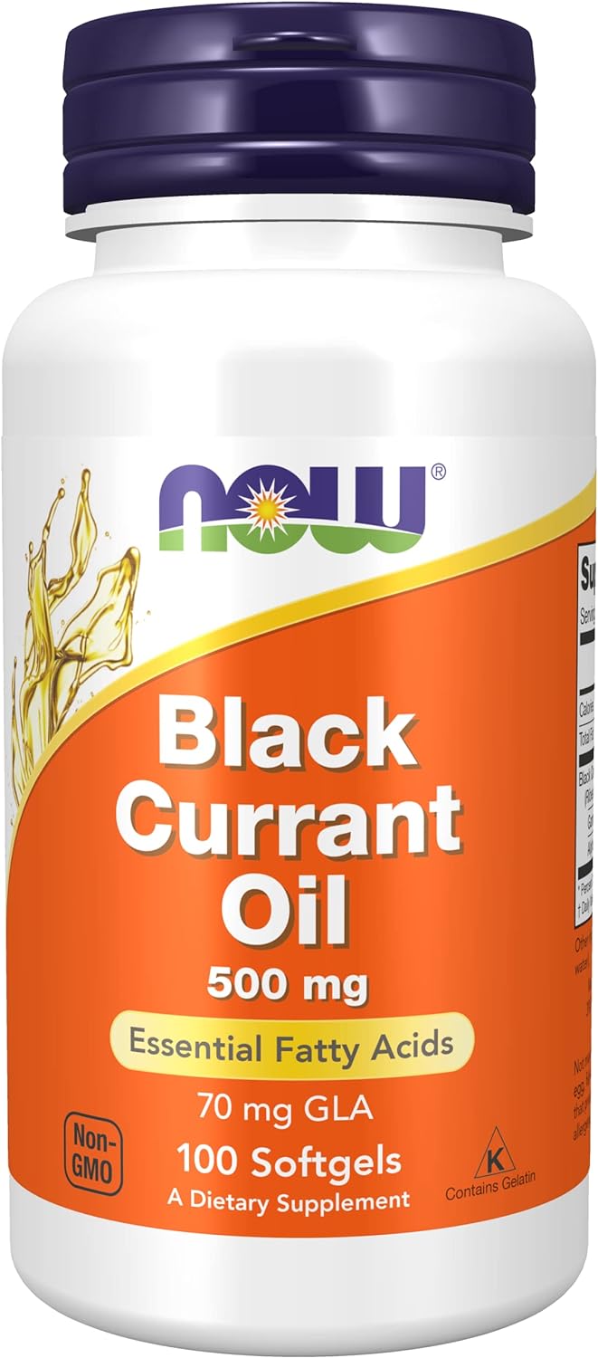 Now Foods, Black Currant Oil, 500 mg, 100 Softgels