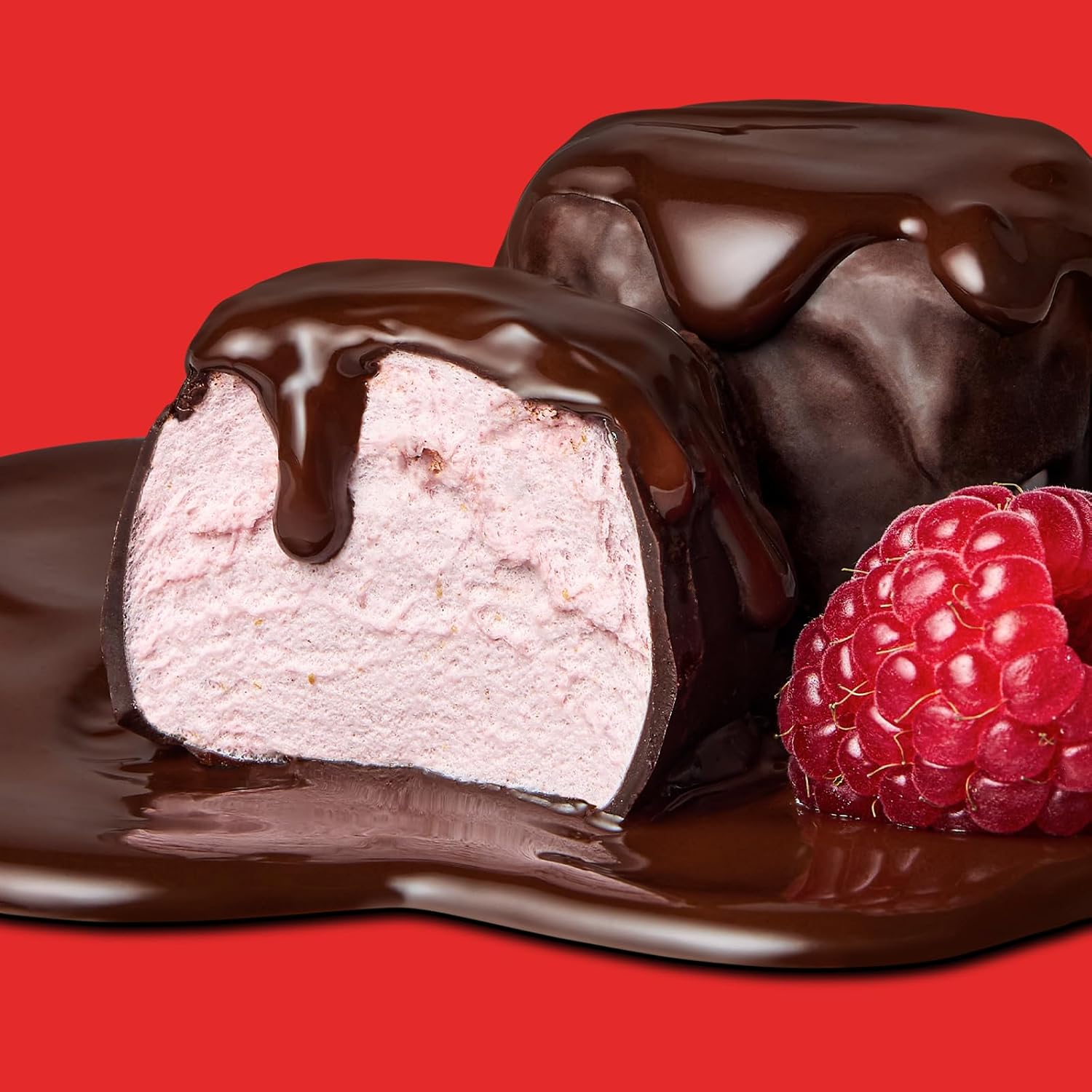 Mallow & Marsh Raspberry Coated in 70% Dark Chocolate Marshmallow Sharing Bag - Multipack 6 x 100g : Amazon.co.uk: Grocery