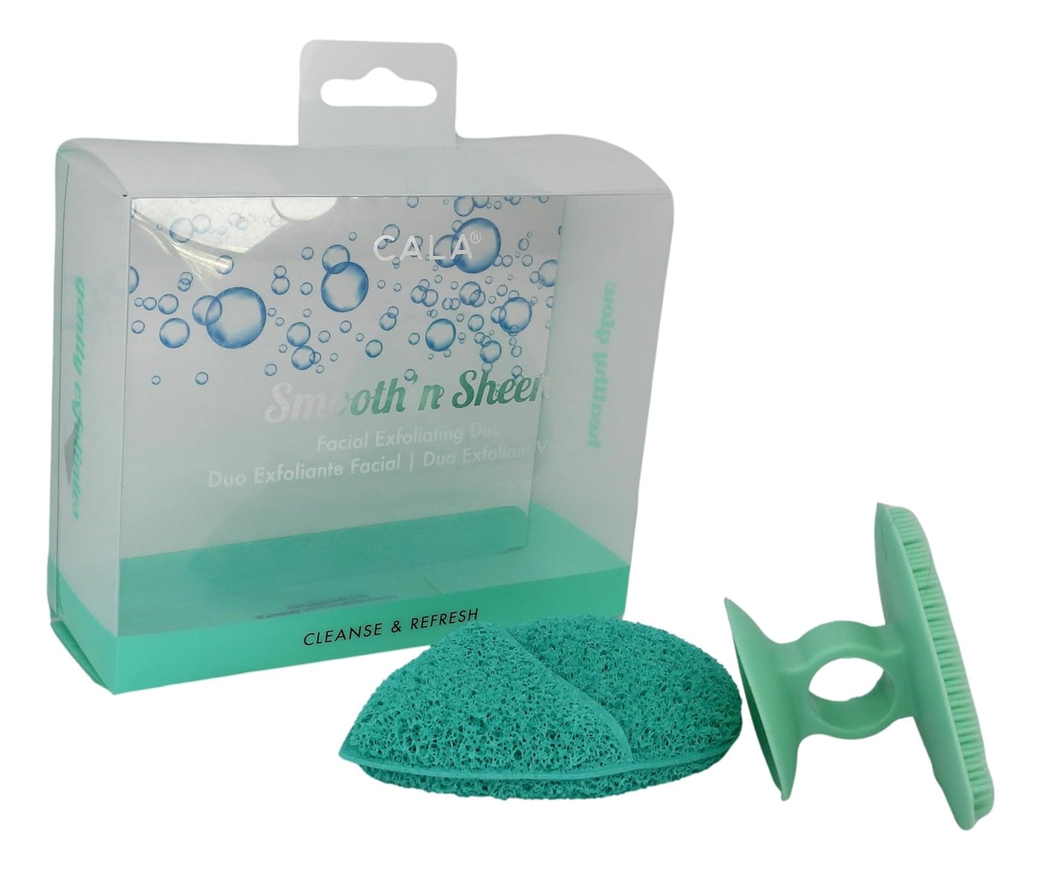 Cala Mint Facial Exfoliator Duo : Beauty & Personal Care