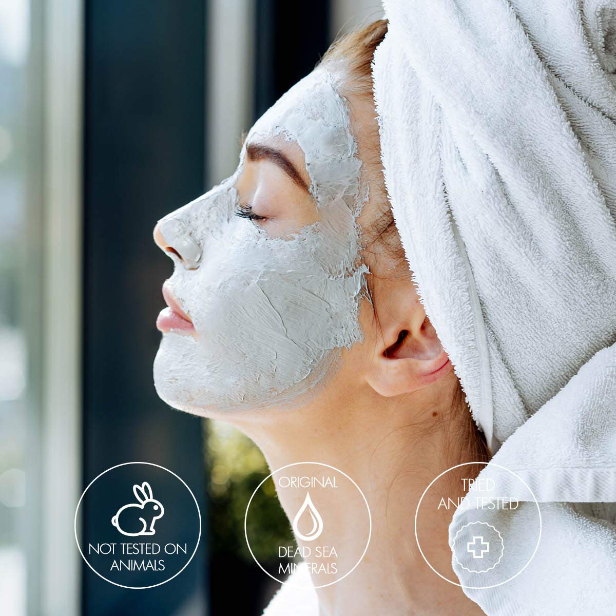 Dead Sea Mud Face Mask Premier Dead Sea Online Exclusive, Natural Formula, Wrinkle Reducer, Anti-Aging, Pore Minimizer, Witch Hazel, Aloe Vera, Minerals, Vitamins, Nutrients, Antioxidants 1.7Fl.Oz : Beauty & Personal Care
