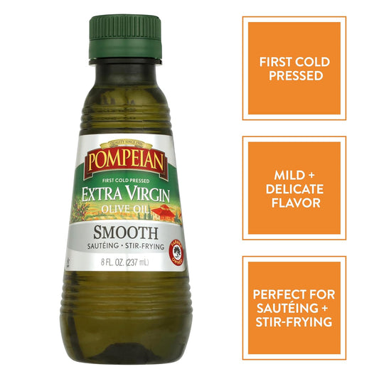 Pompeian, Non-Gmo, Extra-Virgin Olive Oil, 8 Fl Oz