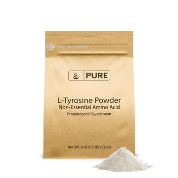 Pure Original Ingredients L-Tyrosine (8Oz) Powder Supplement, Non-Essential Amino Acid (8 Ounce)