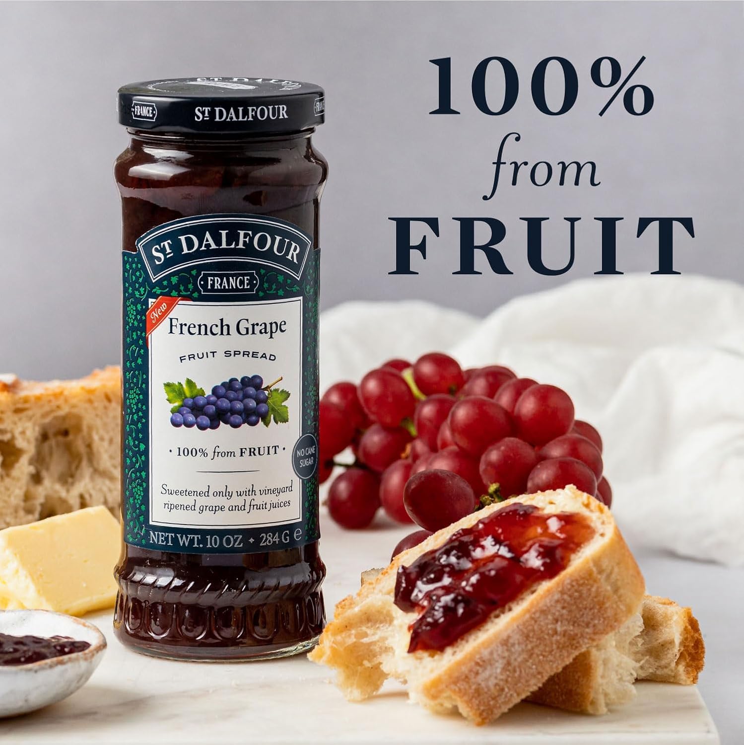 St. Dalfour Orange Marmalade Fruit Spread - 10Oz - 100% From Fruit, No Artificial Ingredients, Non-Gmo, No Cane Sugars, All Natural : Grocery & Gourmet Food