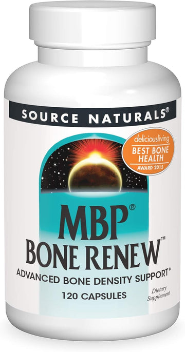 Source Naturals Mbp Bone Renew - Milk Protein For Advanced Density Support - 120 Capsules