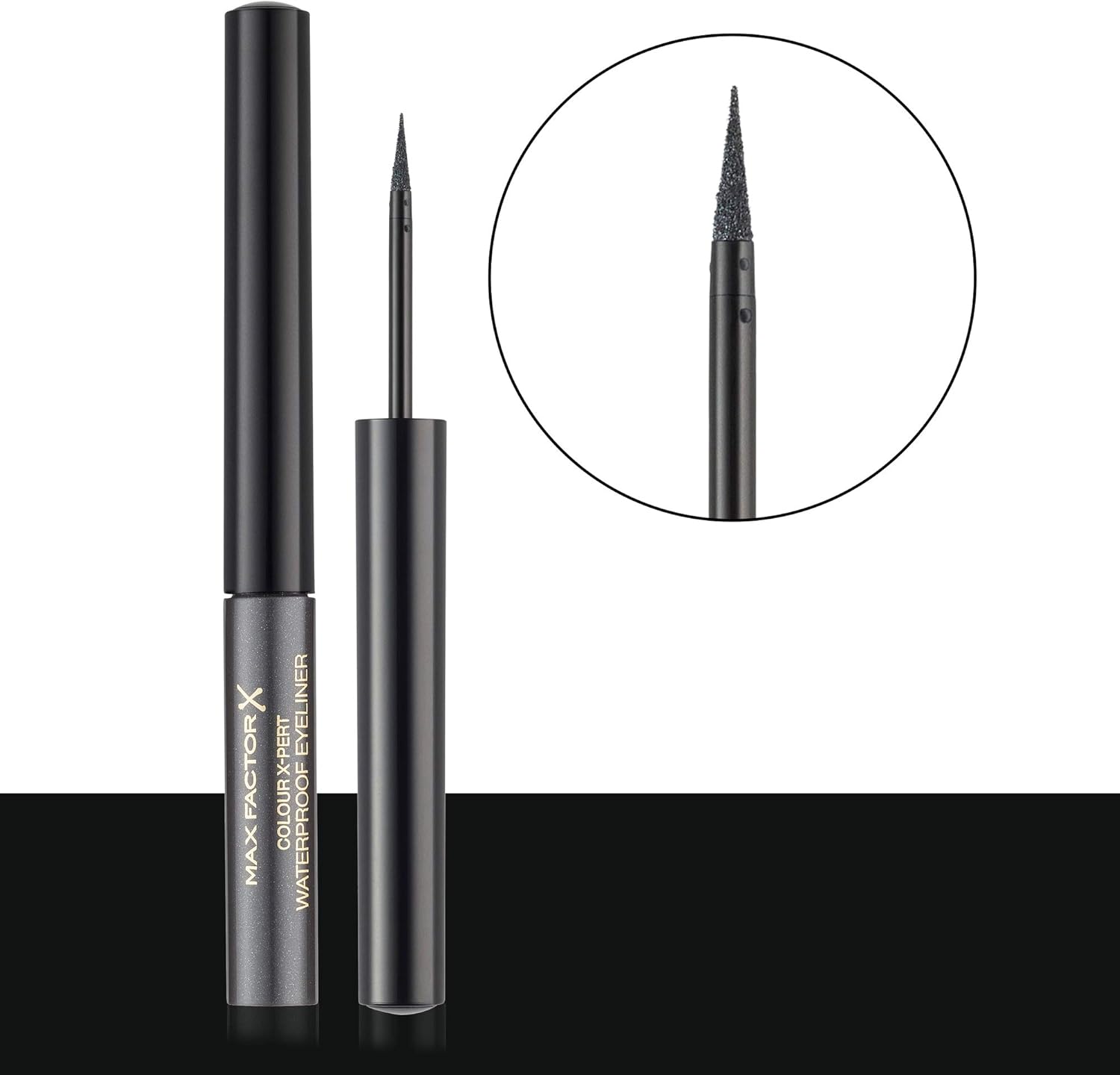 Max Factor Color X-Pert Waterproof Eyeliner, No. 01 Deep Black, 0.06 Ounce : Beauty & Personal Care