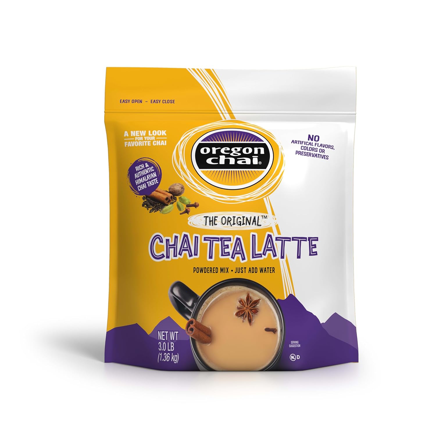 Oregon Chai Original Dry Chai Latte Mix, 3 Pound (Pack Of 1)