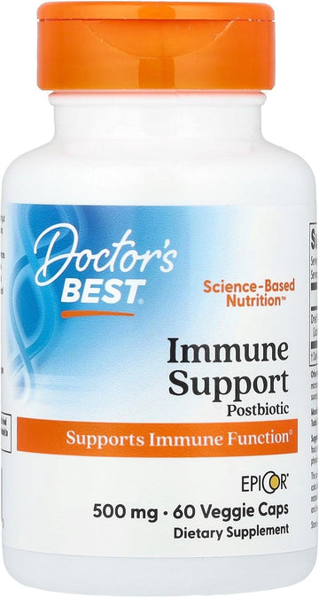 Doctor'S Best Epicor, Immune Health Defense, Non-Gmo, Vegan, Gluten Free, 500 Mg, 60 Vc (Drb-00177)