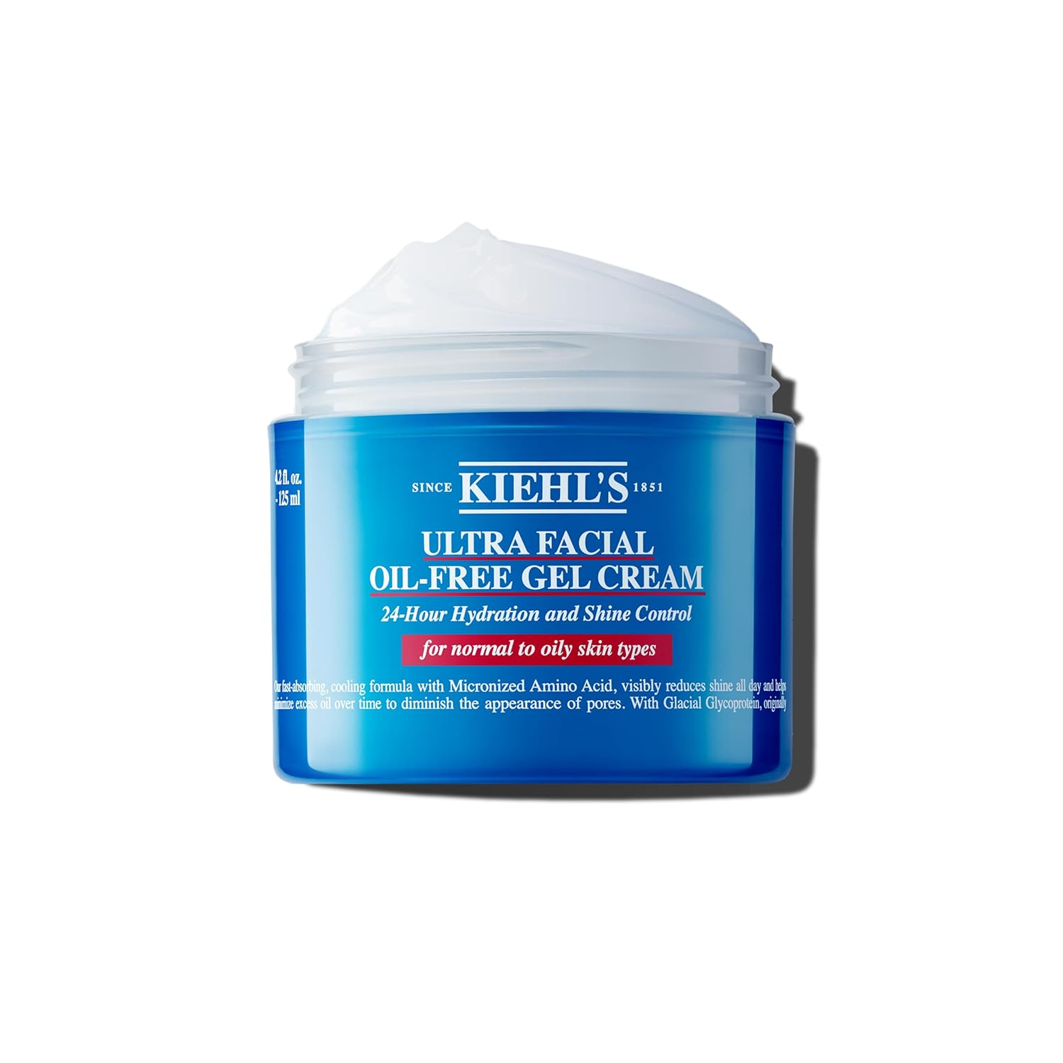 Kiehl'S Ultra Facial Oil-Free Moisturizer, Shine-Reducing Gel Cream For Oily To Normal Skin, Hydrates Skin For 24 Hours, Visibly Minimizes Pores, Non-Comedogenic, Alcohol-Free, Fragrance-Free