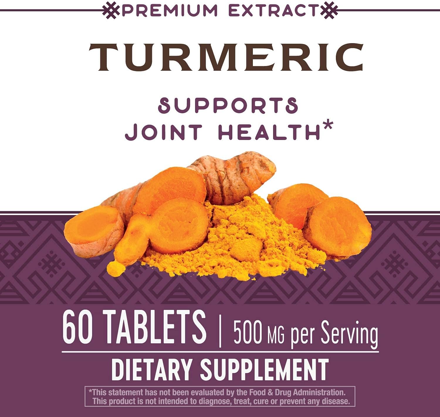 Nature's Way Turmeric Extract, 95% Curcuminoids, 500 mg per serving, 60 Tablets