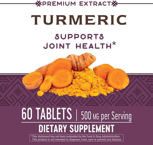 Nature's Way Turmeric Extract, 95% Curcuminoids, 500 mg per serving, 60 Tablets