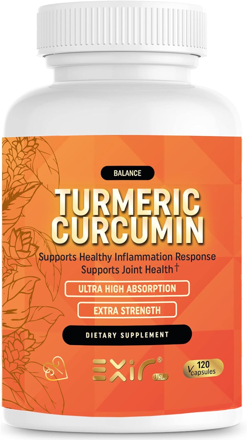 Turmeric-Curcumin Plus - Male Prostate Urinary Support Supplement - Reduce Prostate Irritation, Leakage, and Urgency at Night, Encourages Bladder Emptying, 120 Capsules