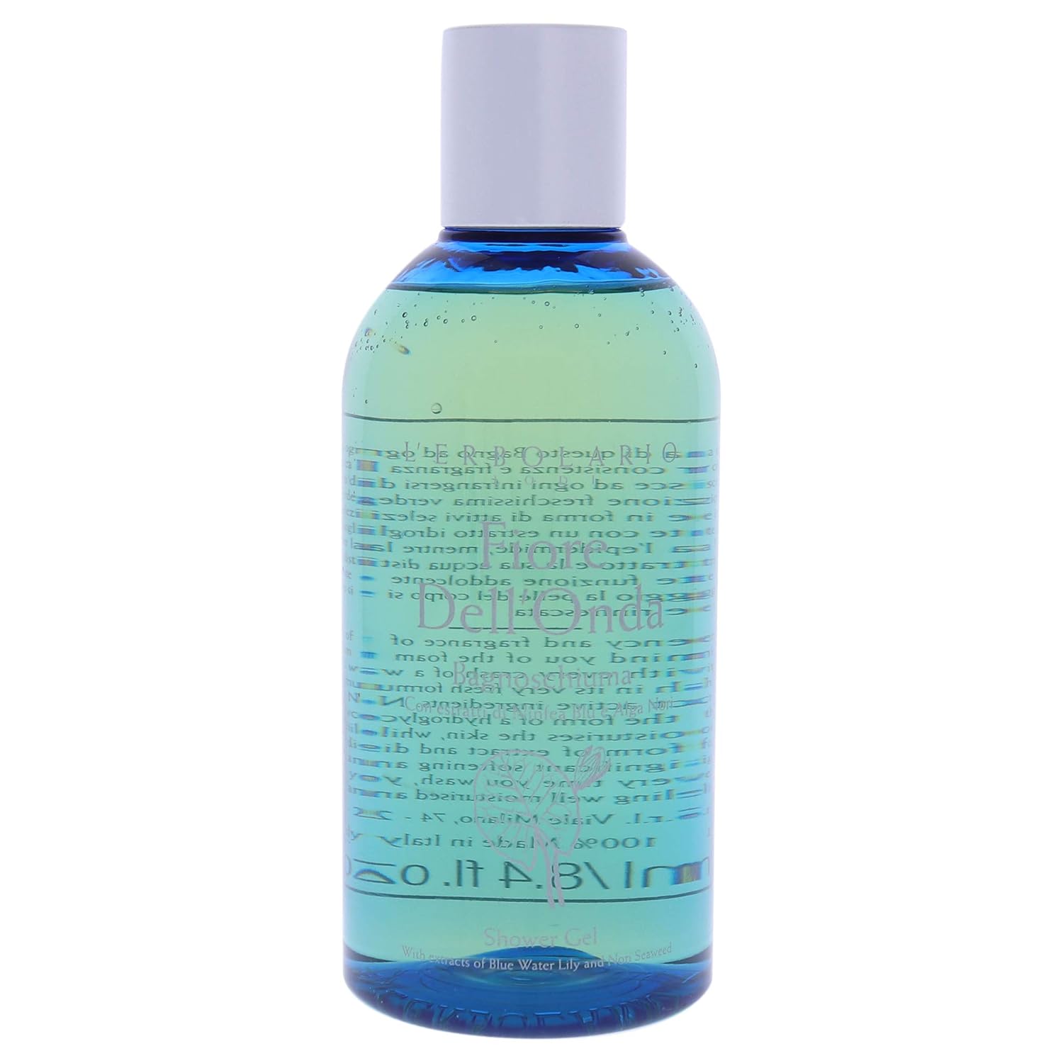L'Erbolario Shower Gel - Moisturizing Body Wash With Coastal Botanicals - Revitalizing Citrus Body Soap For All Skin Types - Fior Di Salina - 8.4 Oz