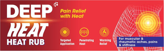 Deep Heat Heat Rub, For Muscular & Rheumatic Aches, Pain And Stiffness, 100G (Pack Of 1)