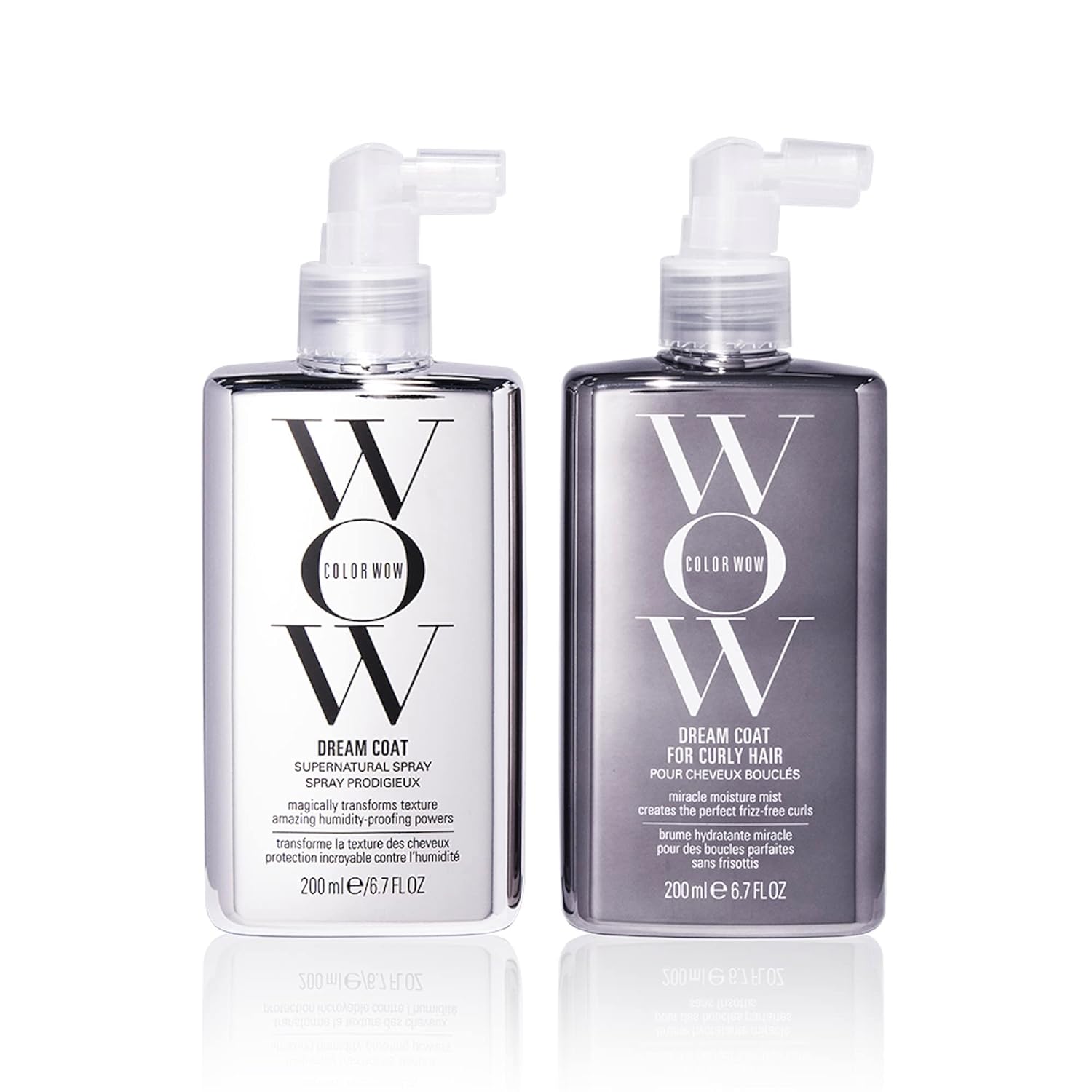 Color Wow Dream Duo For Curly Hair – Switch Up Your Style From Curly To Straight And Back Again; Advanced Frizz Control + Heat Protectants Keep Hair Smooth, Healthy And Glossy