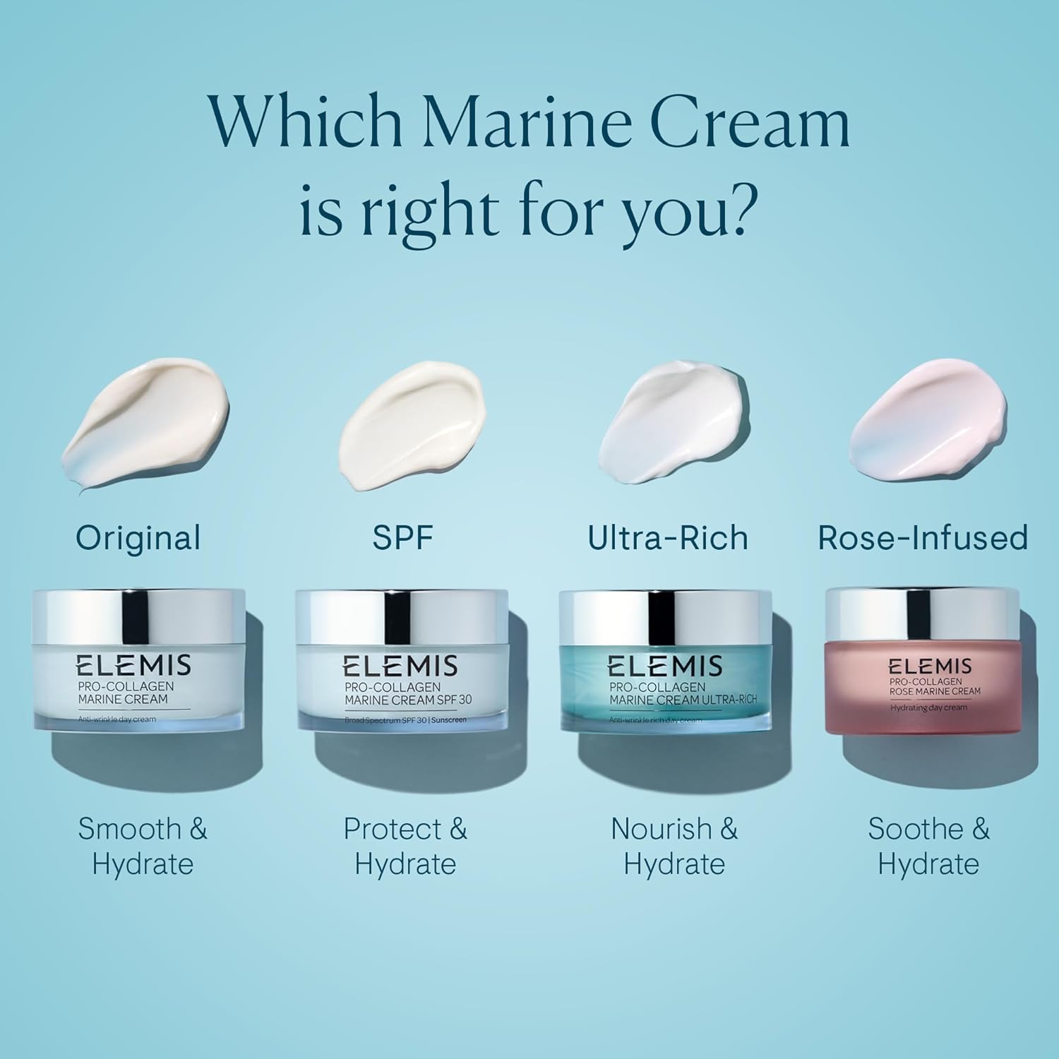 Elemis Pro-Collagen Marine Cream – Spf 30, Rose & Ultra-Rich – Anti-Aging Moisturizer For Fine Lines & Wrinkles – Hydrating Day Cream, 50Ml & 100Ml Sizes Available