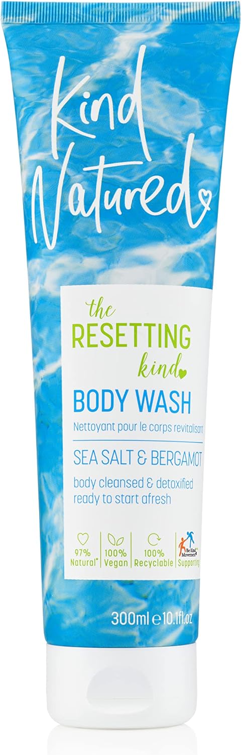 Kind Natured The Resetting Body Wash, Natural Sea Salt and Bergamot Vegan Shower Gel, 300ml : Amazon.co.uk: Beauty