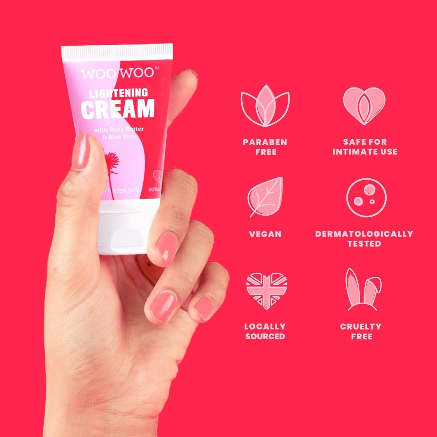 WooWoo Skin Lightening Cream for Evening Out Skin Tone - Intimate Natural Lightening Cream for Female & Male Private Areas - Bikini Dark Spot Removal - Women Body Parts Brightening - 40ml : Amazon.co.uk: Beauty