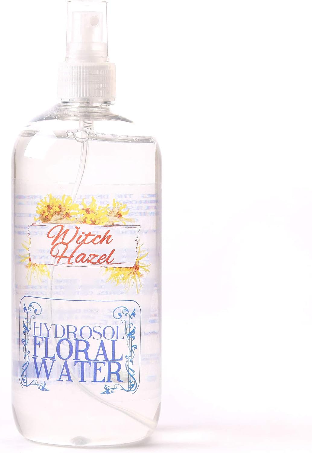 Mystic Moments | Witch Hazel Hydrosol Floral Water 1 Litre | Perfect For Skin, Face, Body & Homemade Beauty Products Vegan Gmo Free