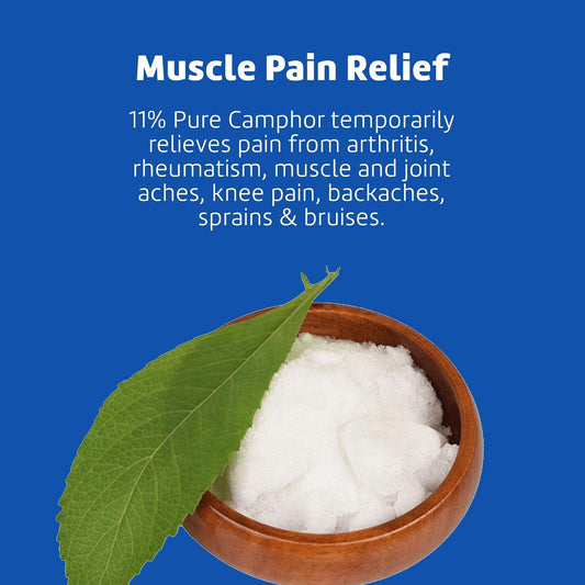 De La Cruz Cream - Maximum Strength Muscle and Joint Camphor Ointment