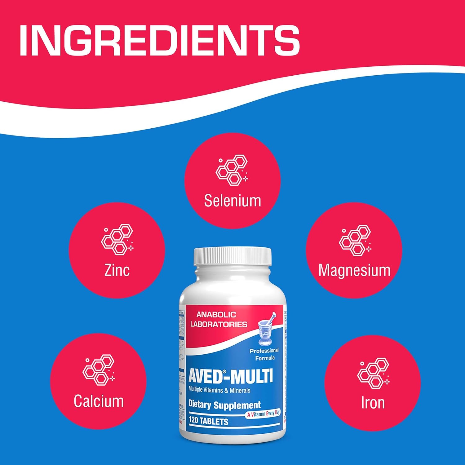 Anabolic Laboratories Daily Multivitamin for Men and Women - 120 AVED 