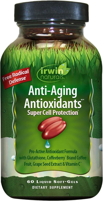 Irwin Naturals Anti Aging Antioxidants Diet Supplement, 60 Count