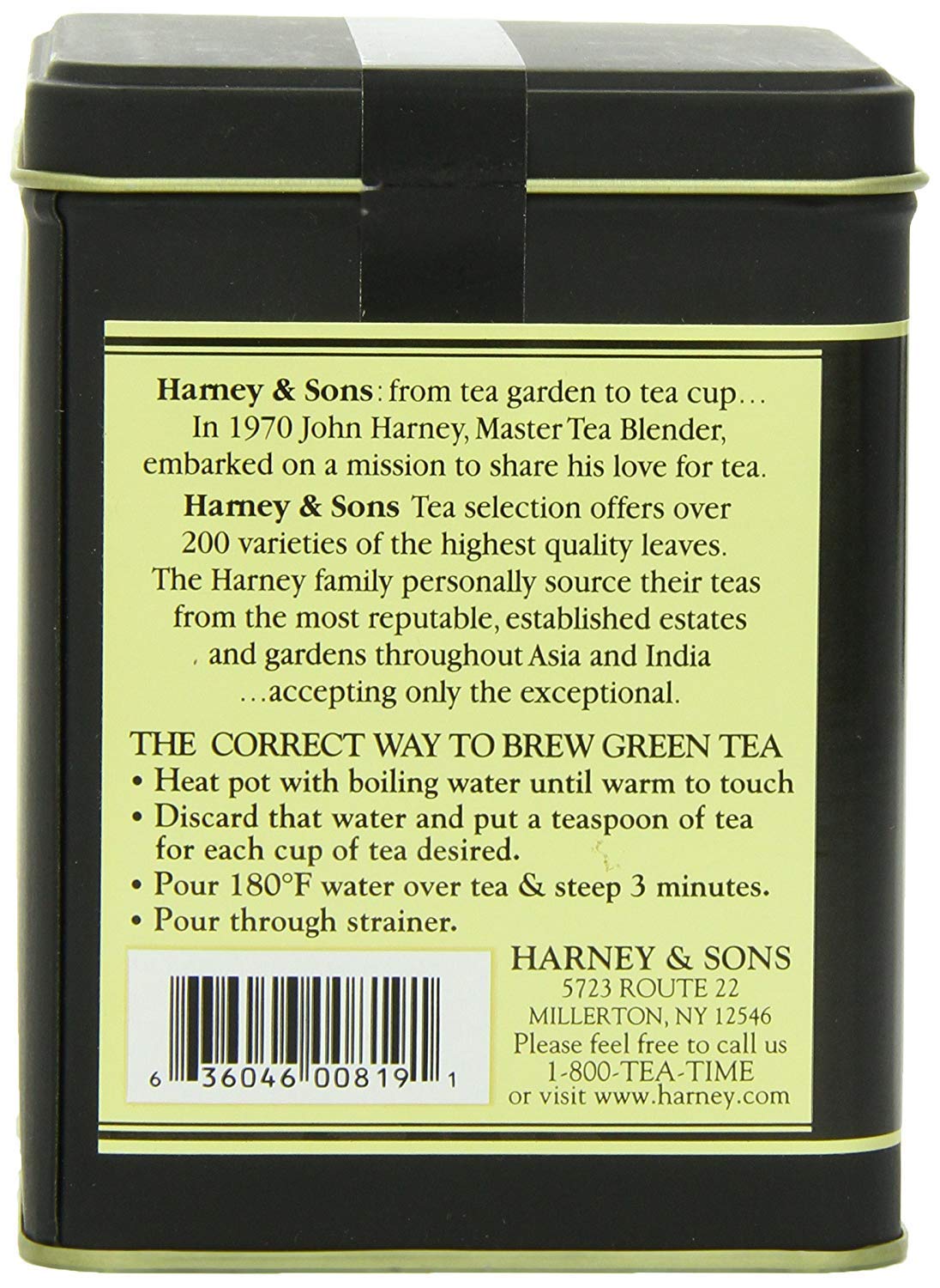 Harney & Sons Japanese Sencha Tea | 8 oz Loose Leaf Tea : Green Teas : Grocery & Gourmet Food
