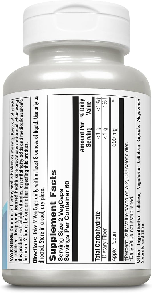 Kal 600 Mg Apple Pectin, 120 Count