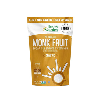 Health Garden Monk Fruit Sweetener, Classic - Non Gmo - Gluten Free - Sugar Substitute - Kosher - Keto Friendly (1 Lb X 2)