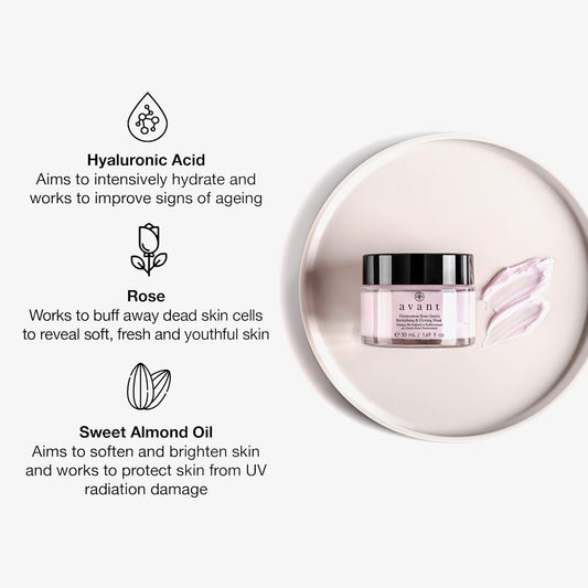 Avant | Beauty Sleeping Mask | Improves Radiance, Firms And Revitalises | Harmonious Quartz Revitalising Firming Mask | 50 Ml