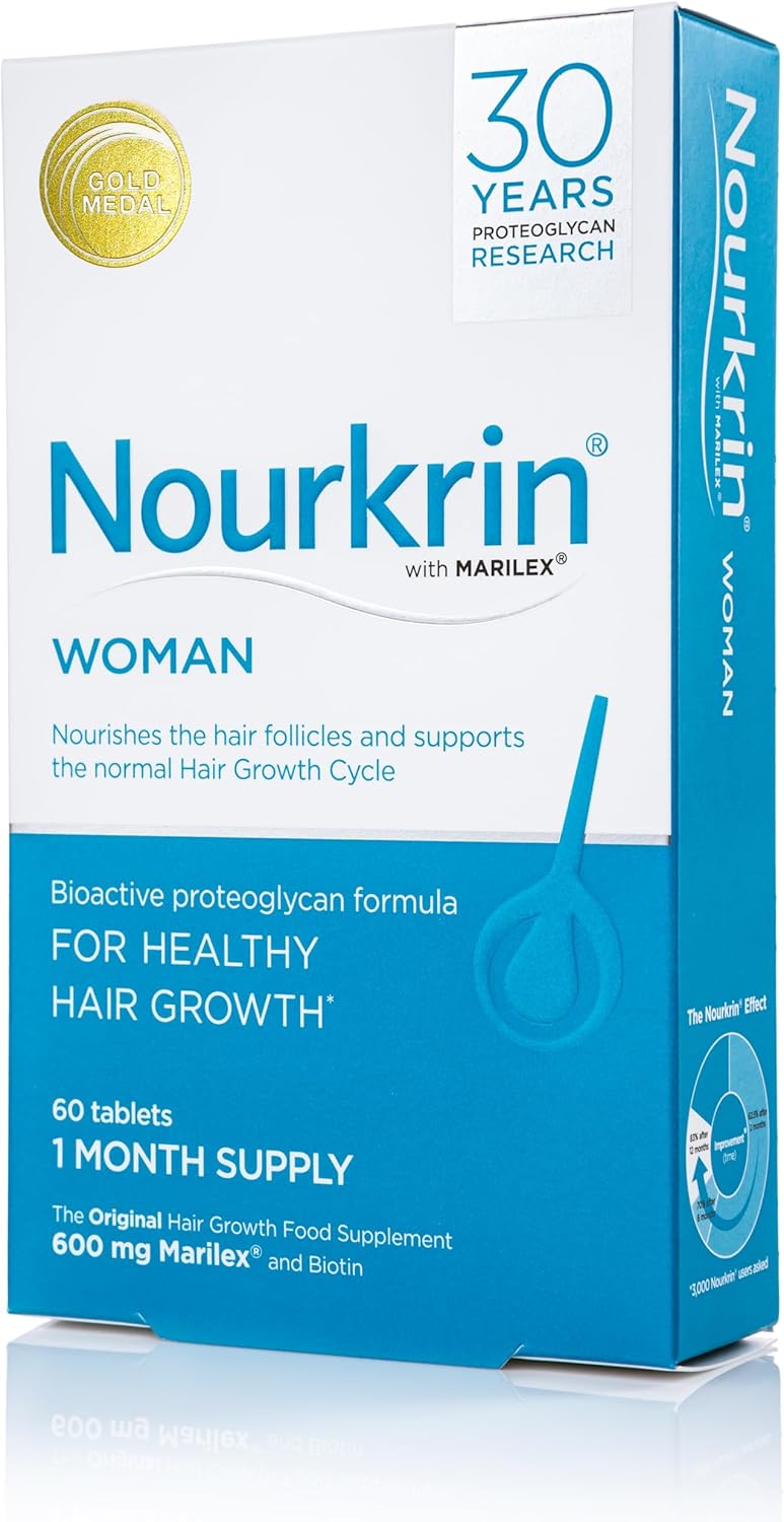 Nourkrin Woman Tablets (1 Month Supply), Multicoloured, 60 Count