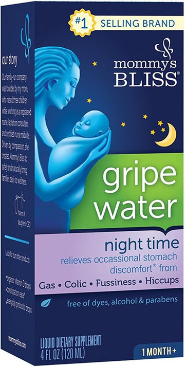 Mommys Bliss, Gripe Water Night Time, 4 Fl Oz